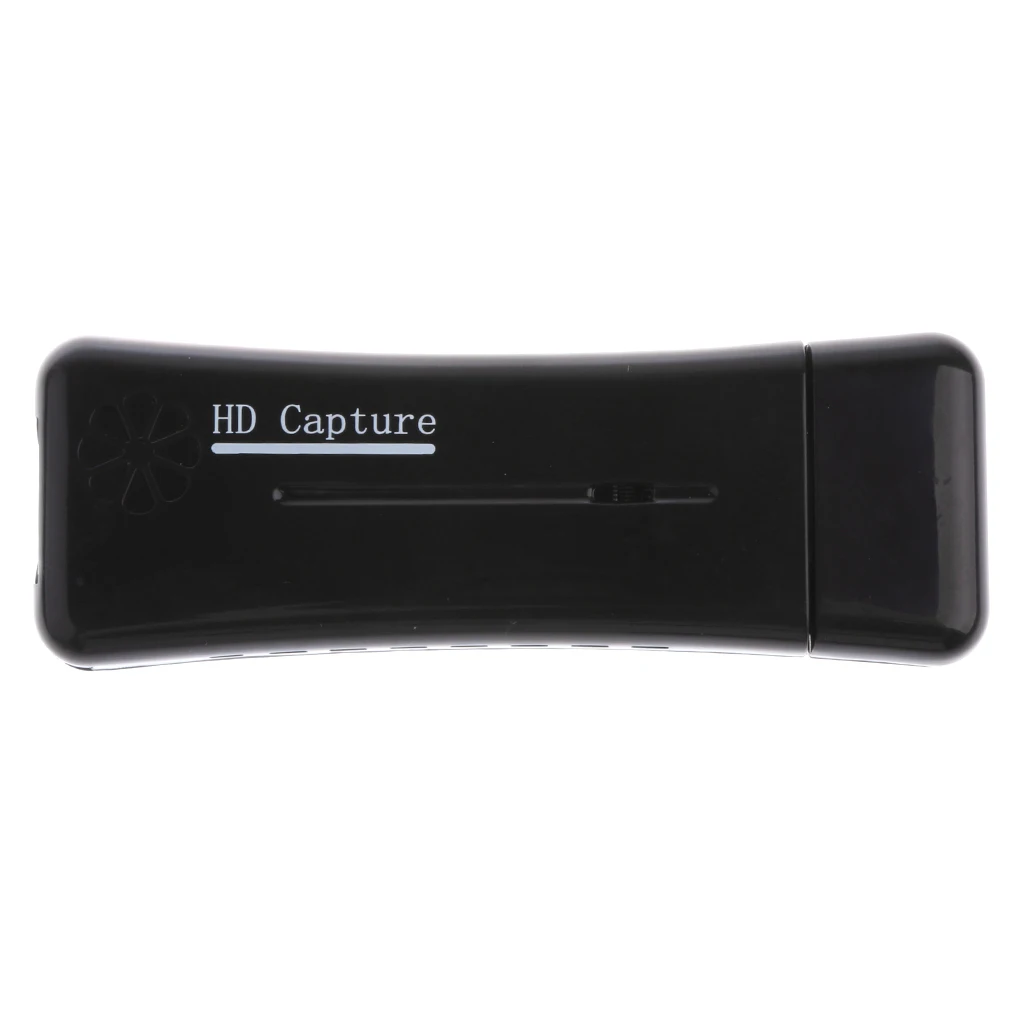 Black 1080P USB2.0 HDMI Video Capture Card   1 Way HDMI Mini Video Capture Card for PC Computer Windows 7 8 10