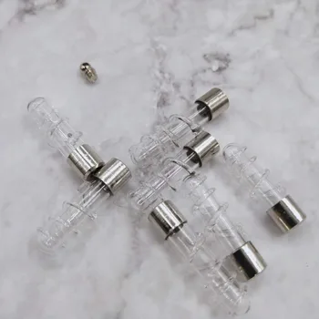 

100pcs/lot Snake Shape SCREW CAP glass vial pendant Miniature Wishing Bottle clear oil charm name on rice art diy locket finding