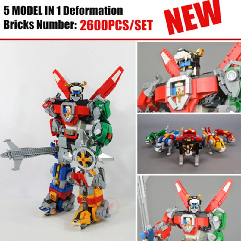 

New Military Robot LED display base fit legoing Voltron technic city 21311 Model Building Blocks Bricks kids Toy Boy Gift
