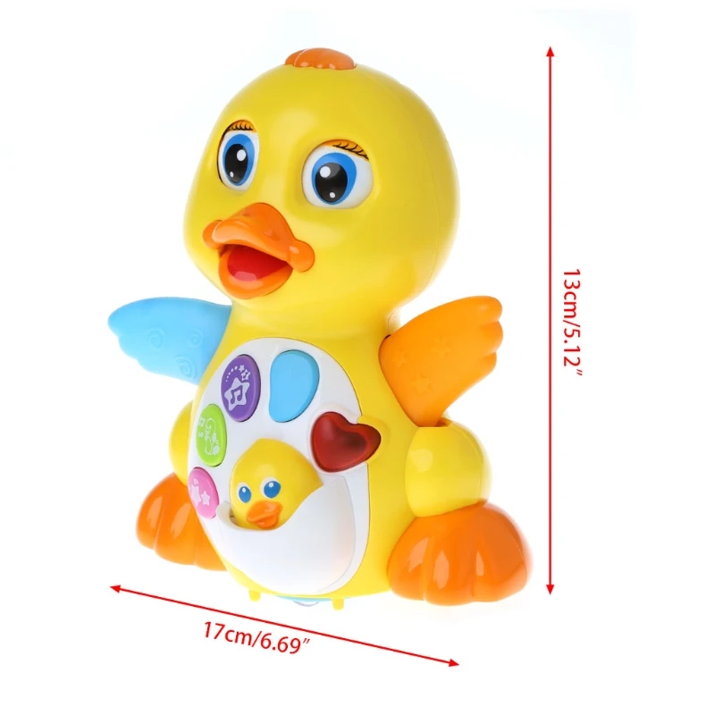 Funny Musical Duck Toy Lights Action With Adjustable Sound Toys For