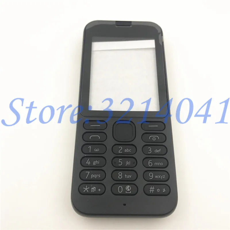 Новый пластиковый полный корпус для Nokia 215 чехол телефона + английская клавиатура