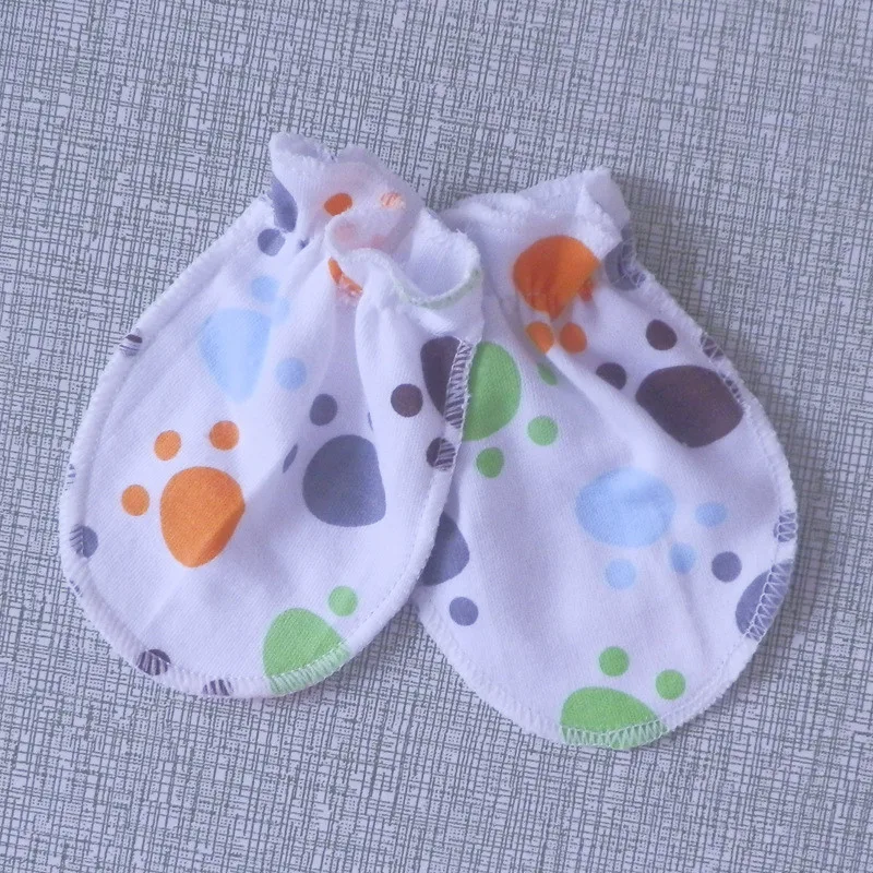 3 пар/лот, новая милая мягкая хлопковая для новорожденных, Нескользящие защитные перчатки, перчатки для малышей, перчатки для малышей, перчатки аксессуары