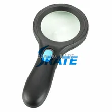 3X75 мм, 8X20mm ручное увеличительное стекло с подсветкой с 10 светодиодный свет