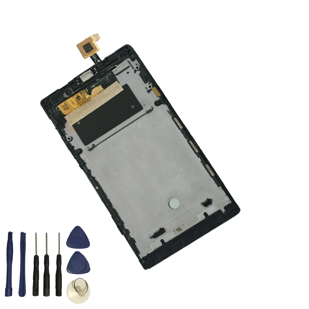 

For Sony For Xperia C S39H S39 C2304 C2305 Touch Screen Sensor + LCD Display Monitor Module Assembly With Frame + Free Tools