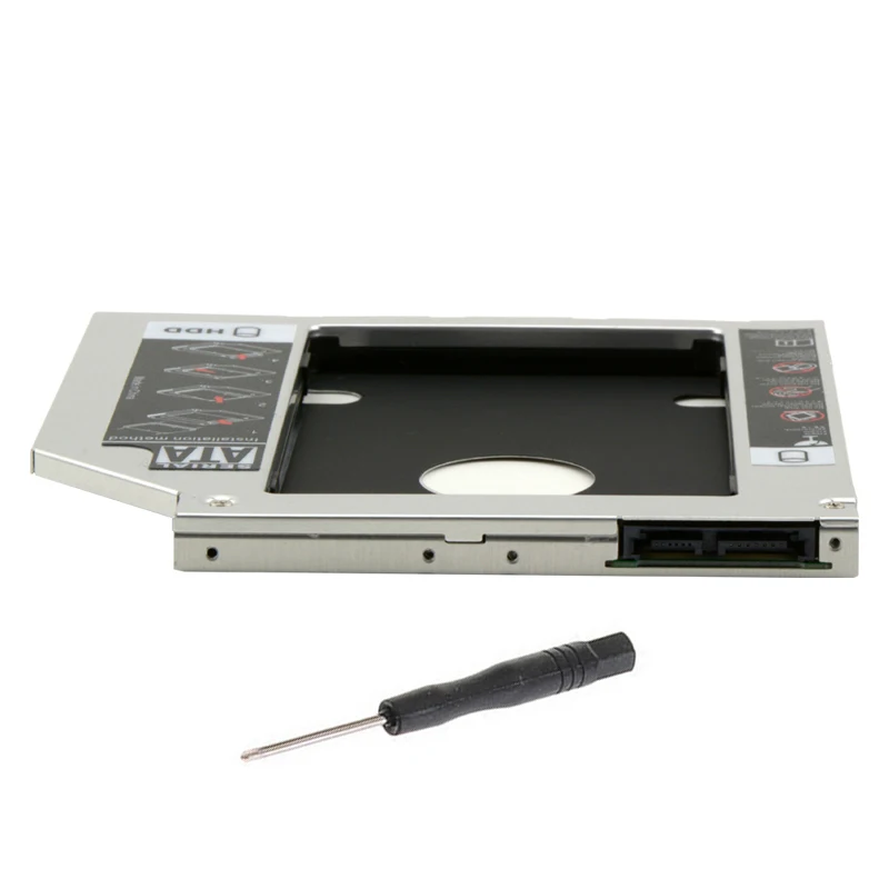 12.7MM SATA 2nd Hard Disk Drive SSD HDD Caddy Adapter bay for LENOVO G480 G570 G580 G770 B550 G430 G550 G555 E47 E47A Laptop | Компьютеры