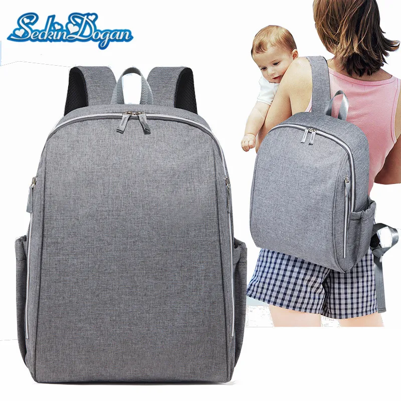 

SeckinDogan Diaper Bag Multi-functional Large Capacity Diaper Backpack Casual Travel Waterproof Breathable Baby Nappy Bag