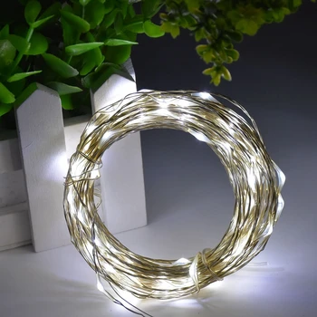 

LED String light 10M 5M DC 12v Copper Wire String Lights Outdoor Fairy Light for Christmas Halloween Garland Party Wedding