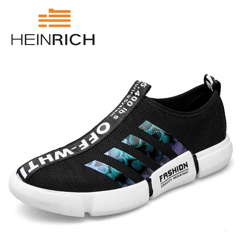 

HEINRICH Hot Sale Mens Shoes Brand Casual Fashion Sneakers Breathable Loafers For Men Male Street Style Tide Shoes Calzado