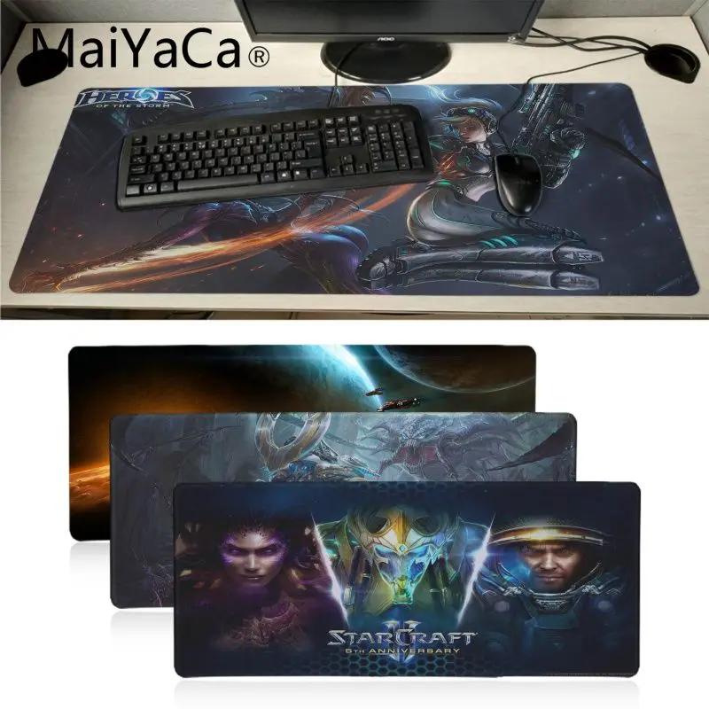 Maiyaca starcraft 2 Rubber Mouse Durable Desktop Mousepad anime notebook gamer Hot Selling Decorative desktop mouse mat gaming