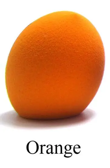 Косметическая Мягкая губка для макияжа спонж для макияжа безупречно Гладкий спонж для растушевки яиц - Цвет: orange