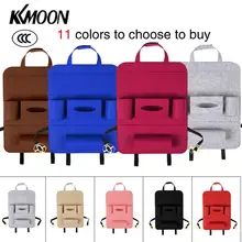 KKMOON Универсальная автомобильная сумка для хранения на заднем сиденье, органайзер, коробка, войлочные чехлы, держатель, мульти-контейнер с карманами, укладка, Стайлинг