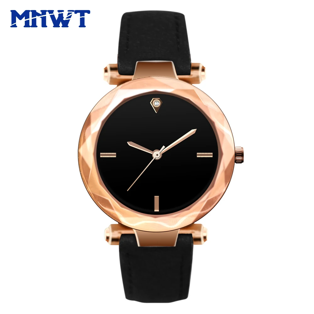 Montre Femme MNWT модные женские часы простые Роскошные Кварцевые кожаные повседневные