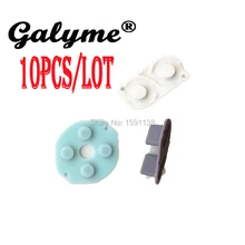 10 компл./лот Пластик проводящий силиконовая резина колодки L R Пуговицы для gameboygb Цвет игровой консоли гпоб dmg D- колодки кнопка