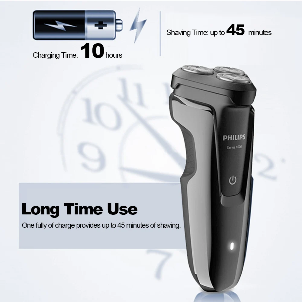 philips series 1000 charging time