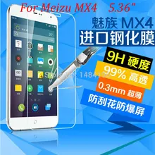 Tempered Glass Film for meizu mx4 mx 4 Explosion-proof Premium Tempered Glass 9H Screen Protector for meizu mx4 5.36″