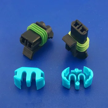 

5/10/50/100pcs/lot 2 Pin/Way Female Metri-Pack Sealed 280 Series 30 AMP Automotive Connector Plug For DELPHI 15300002