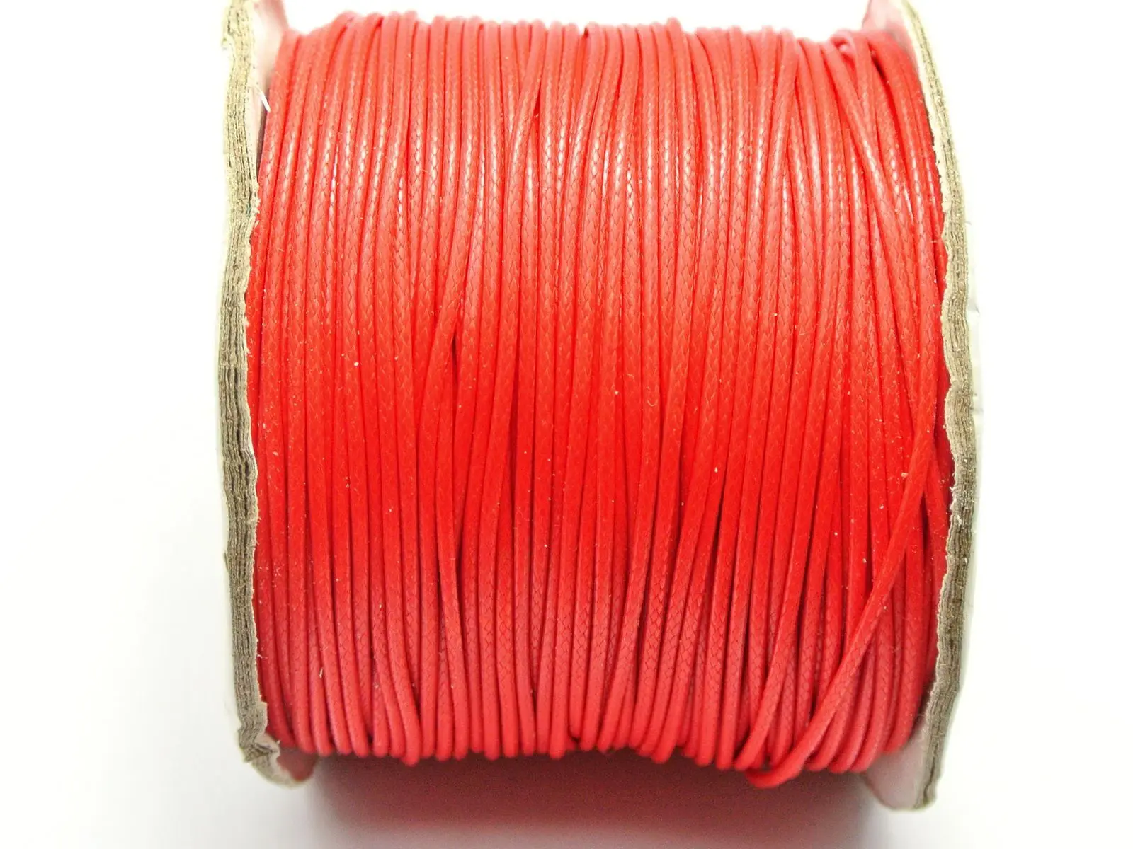

100 Yards Red Korean Waxed Cord String Thread 1mm for Bracelet Necklace
