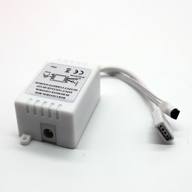 DC12 24V Mini 3/24/44 клавишным ИК Удаленный беспроводной контроллер Диммер динамический