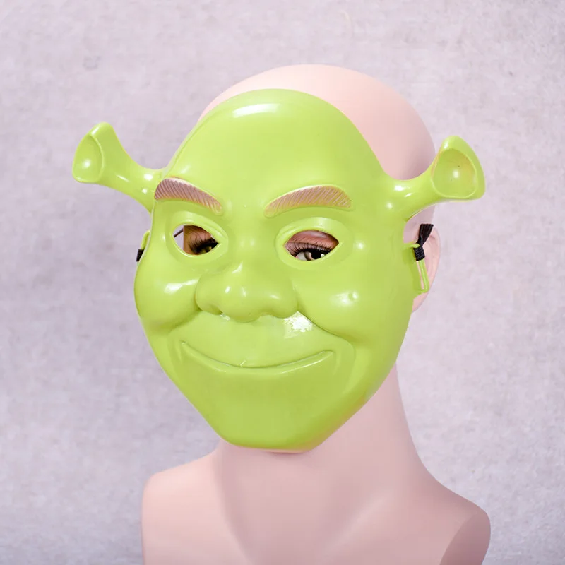 GNHYLL классический Монстр шрек аниме моделирование ПВХ маска Хэллоуин вечерние Веселые маски пластиковые мультфильм детская маска