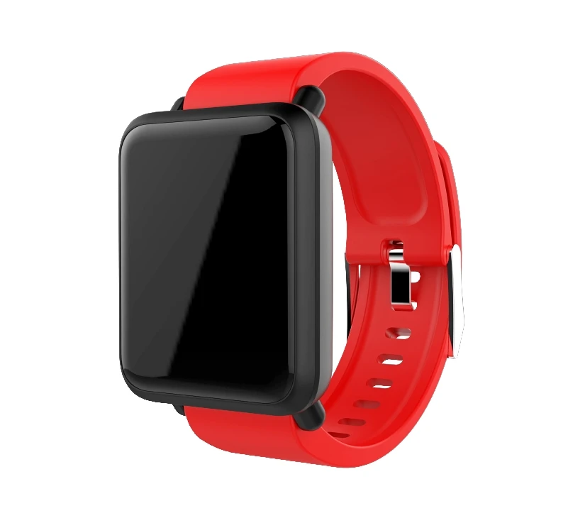 DHL M28 Водонепроницаемый Smart WatchHeart ритма Смарт Группа поддержки Мониторинг Артериального Давления погоду push Фитнес браслет - Цвет: Красный