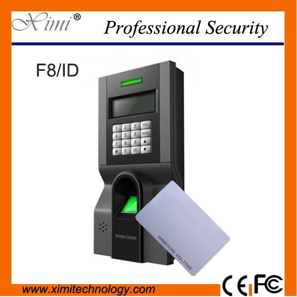 

ZK F8 TCP/IP USB Biometric Fingerprint And 125KHZ RFID Card Door Access Control System Standalone Fingerprint Time Attendance