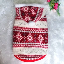 Рождественская Одежда для собак, зимняя куртка для питомца, теплый костюм для щенков, кошек, одежда для маленьких и средних собак, чихуахуа, французского бульдога, XS-XL