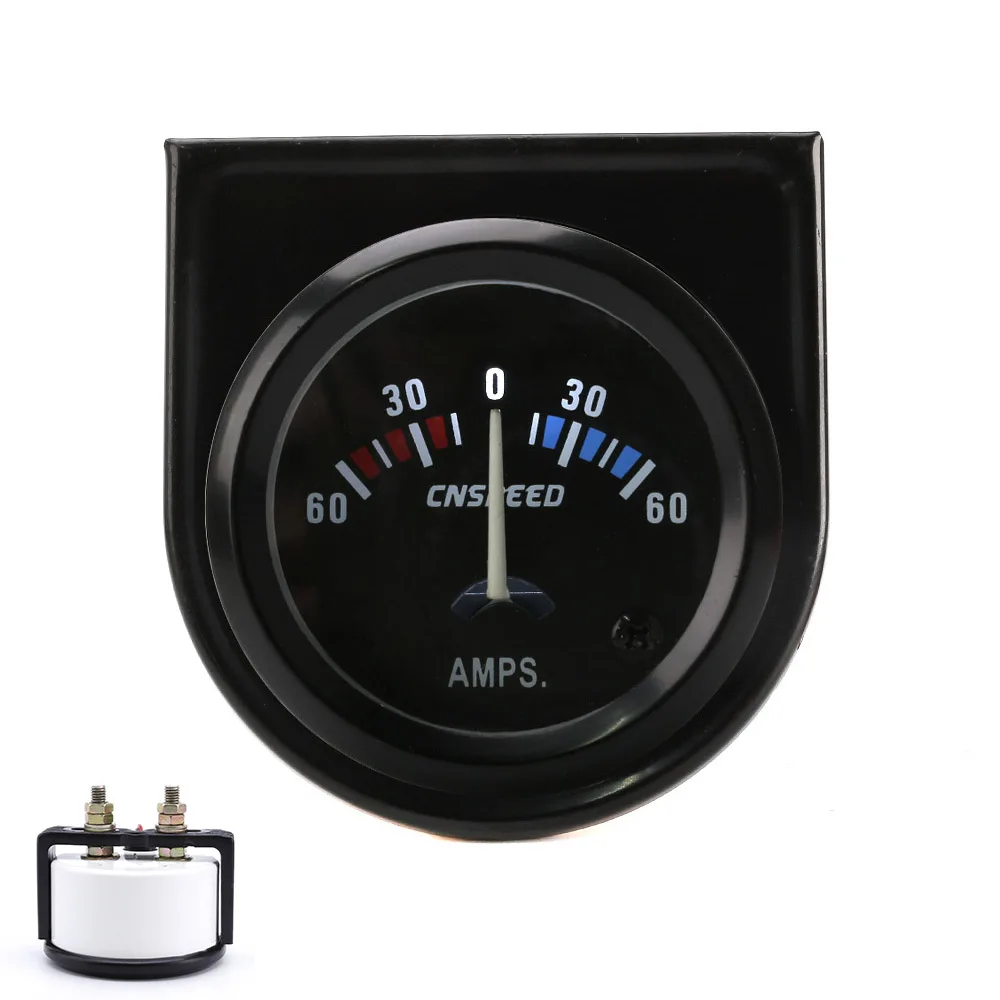 Buy CNSPEED Free Shipping 2Inch 52mm Car AMPS Meter 60