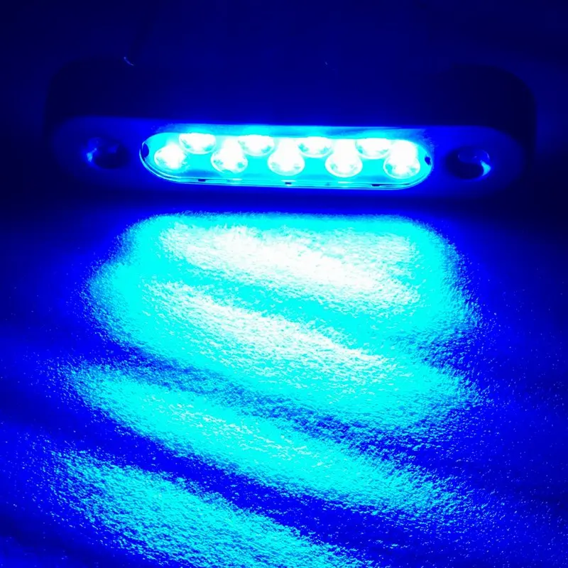 12VDC морские подводные огни для лодок - Испускаемый цвет: Blue LED