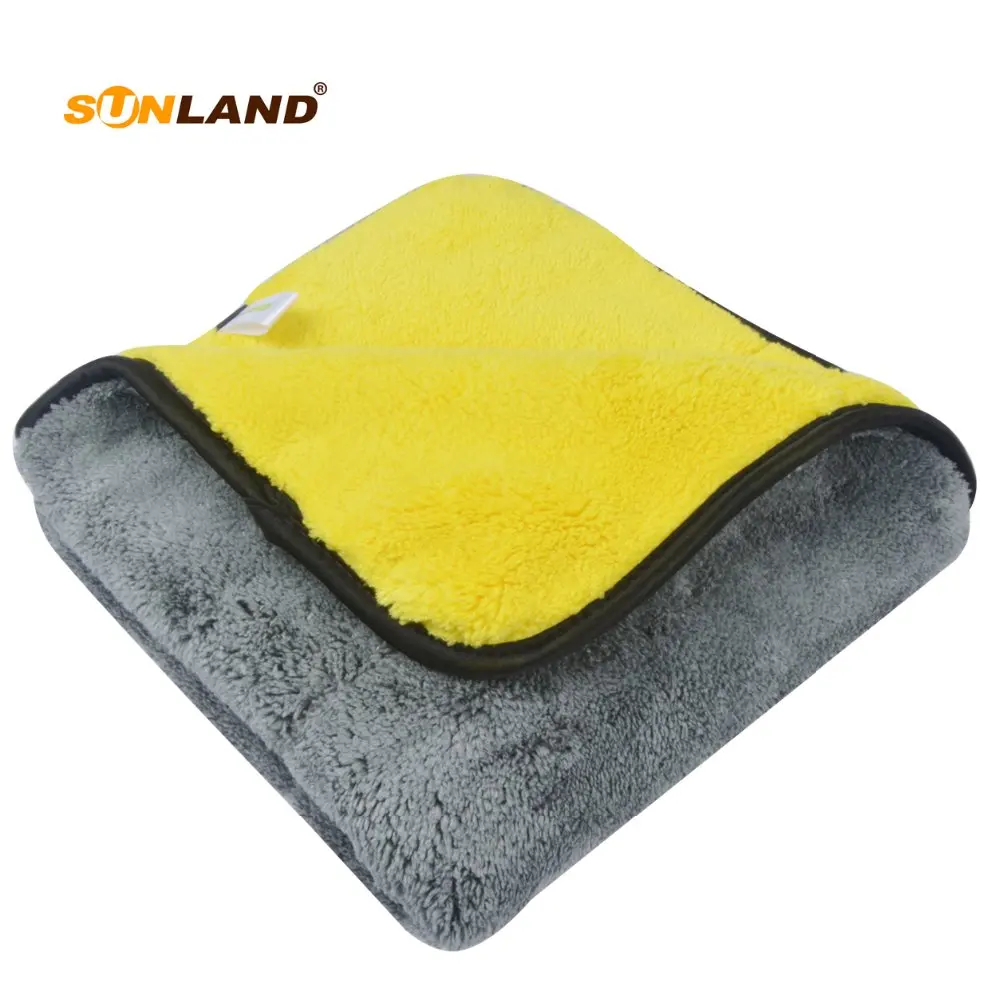 Sinland 1000gsm 40 см x плюшевое полотенце из микрофибры двухстороннее