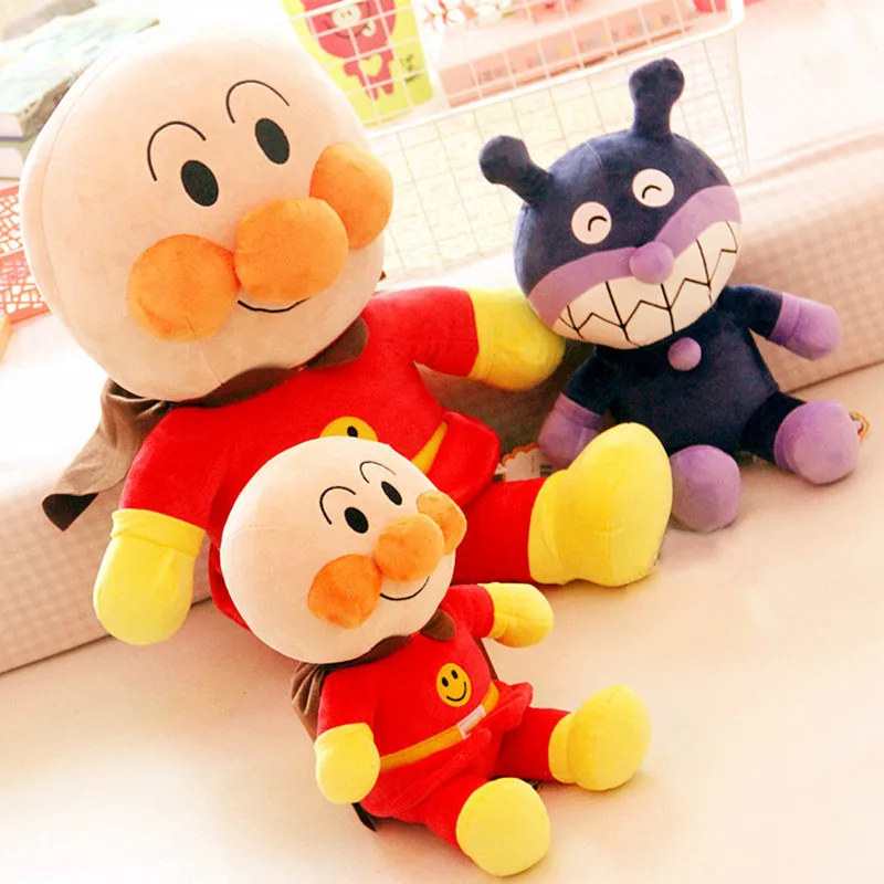 18cm36cm Japan anime plush doll bread superman plush toys children doll anpanman bacteria doll ragdoll birthday gift 7