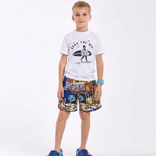 Брендовые летние пляжные шорты для детей, быстросохнущая Спортивная одежда для детей, шорты для серфинга, плюс размер, плавки-шорты для купания для мальчиков и девочек