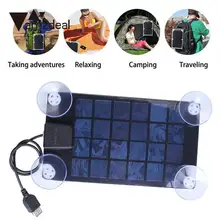 amzdeal Solar Charger Ultra Thin Solar Panel 6V USB 2.0 Camping Outdoor Portable Outdoor Travelling Powerbank DIY Cell Module