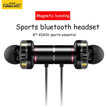 

Caldecott Bluetooth Headset Wireless In-Ear Noise Reduction Earphone with Microphone Waterproof Sweat Proof Stereo Headset KDK16