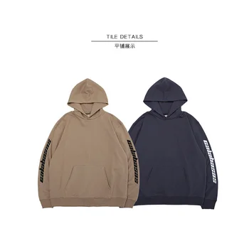 

2018 Best Quality Kanye West Calabasas Embroidery Women Men Hoodies Sweatshirts Hiphop Streetwear Men Kanye West Hoodie Pullover