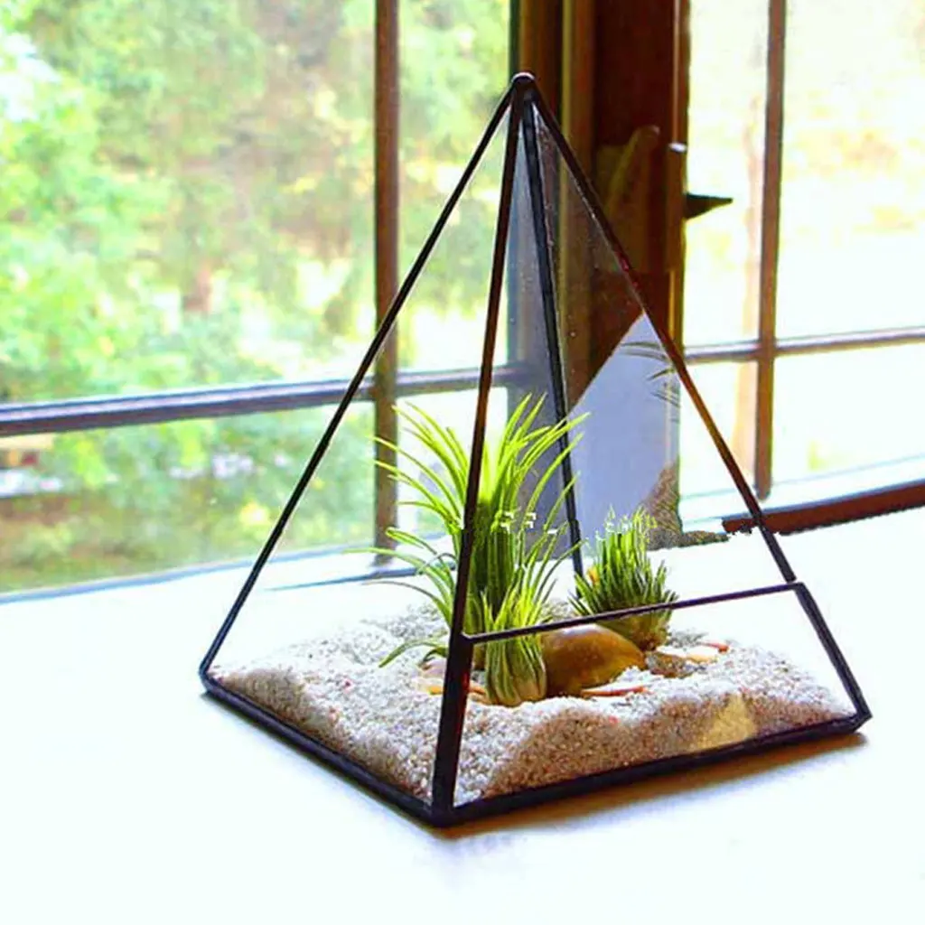 Glass Terrarium Moss Miniature Garden Greenhouse Irregular Shape Planter Container Home Desk Wedding Decoration Creative Gifts