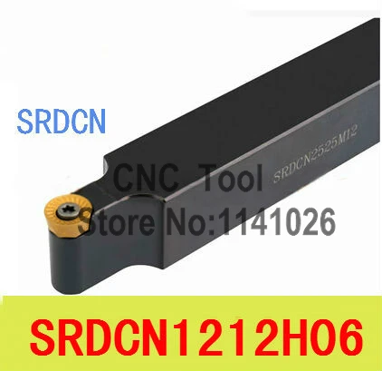 SRDCN1212H06 12mm*100mm lathe External Turning Tool Holder For RPMT0602MO insert 