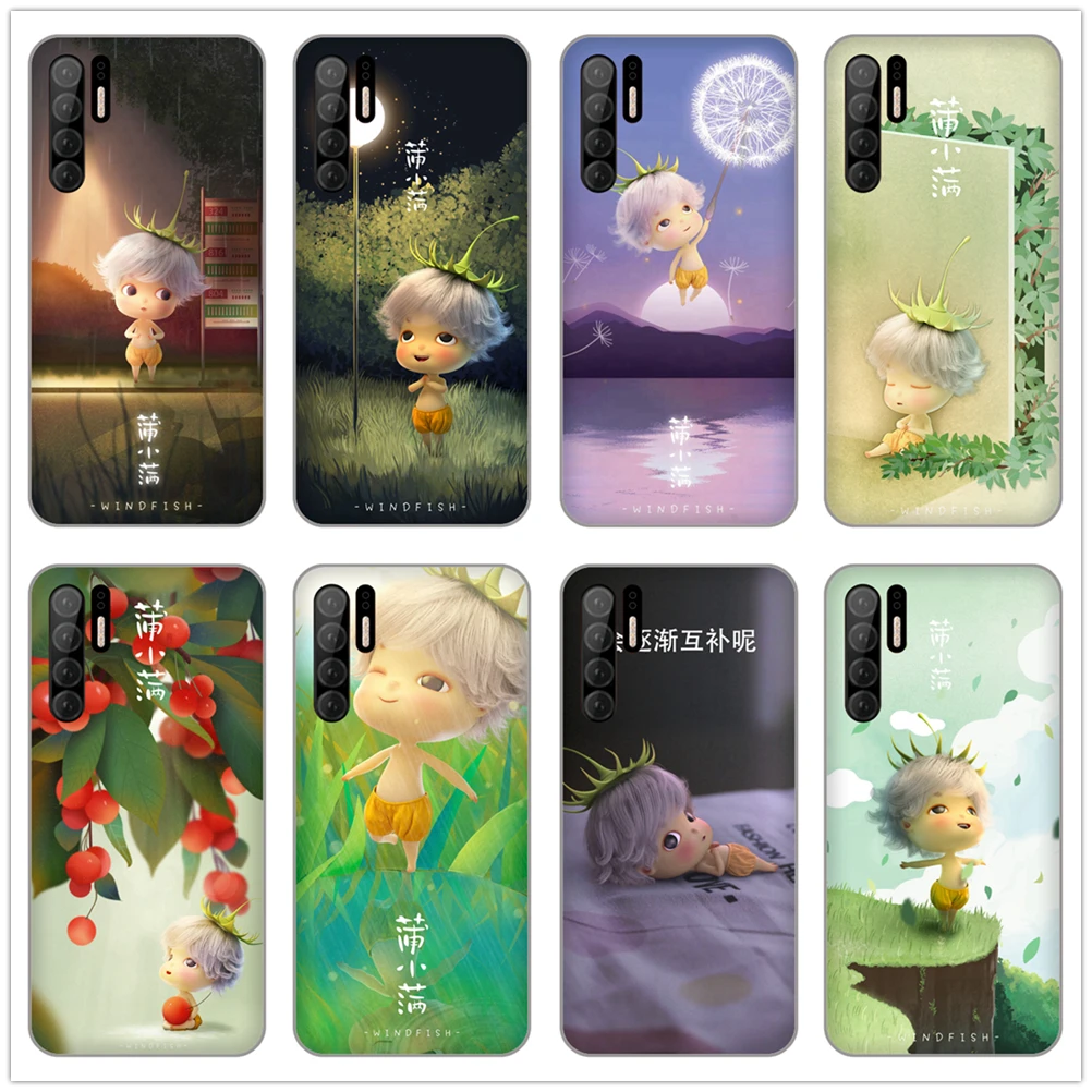

Cute Shiny boy cartoon boy flight Soft TPU Silicone Case Cover for Huawei P10 Plus P20 P30 Pro P7 P8 Lite 2015 Honor 9 V10