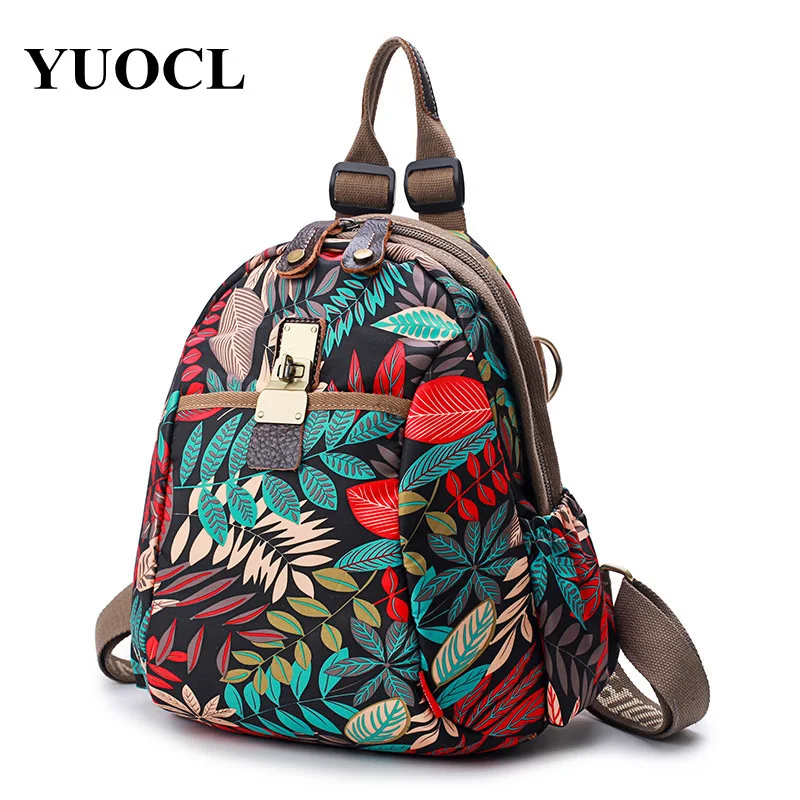 

2018 rucksack women bagpack sac a dos femme flower printing travel backpack back bag pack school backpack bags for teenage girls