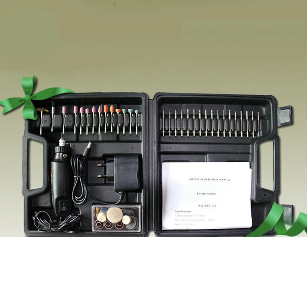 

Easy To Use Professional Rotary Tool Portable Engraving Drilling Cutting Mini Polishing Electric Drill Set DIY Work Lightweight