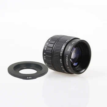

Fujian 50mm F1.4 CCTV TV lens + C-FX for Fuji Fujifilm X-E2 X-E1 X-Pro1 X-M1 X-A2 X-A1 X-T1