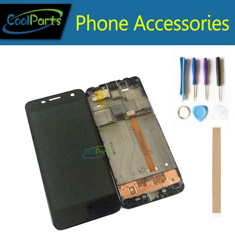 

1PC/Lot For Alcatel One Touch Idol mini 6012 6012A 6012D 6012W 6012X OT6012 LCD Display+Touch Screen Digitizer+Frame+Tool&Tape