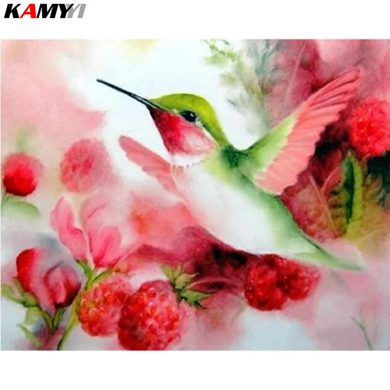 

Diy 5d Diamond Painting Flying Hummingbirds Full Square/square Embroidery Home Decor Paste Mosaic Canvas diamond Painting