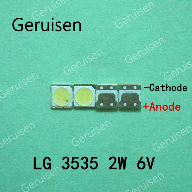 Диод lg. Светодиоды для LG TV 3535 6v 2w. SMD 3535 6v.