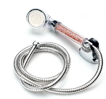 

Whole set 6cm Shower head sprinkler head shower nozzle Bathroom supplies with Hose and holder