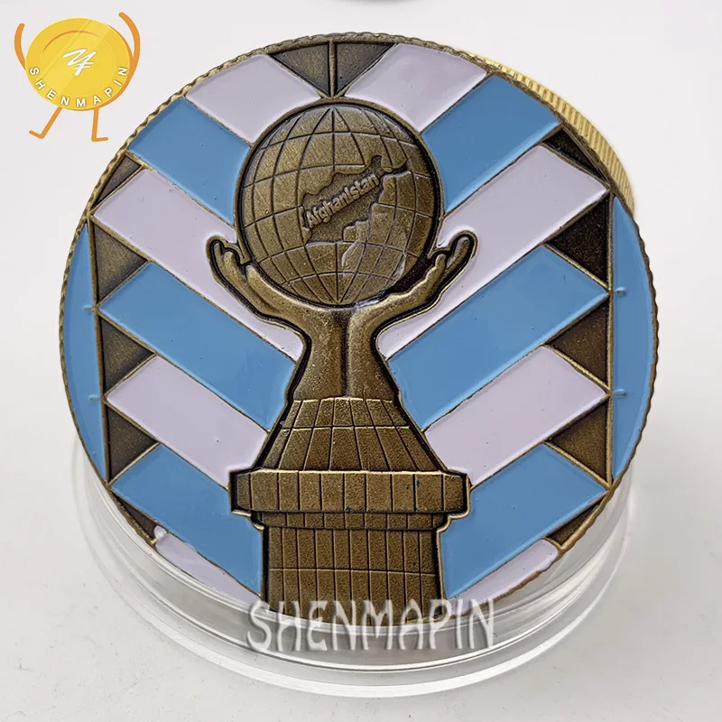 Kabul Afghanistan Peace Commemorative Coin Islamic Patron Saint Praying for Coins Collectibles Dedicated to Brave Warriors | Дом и сад