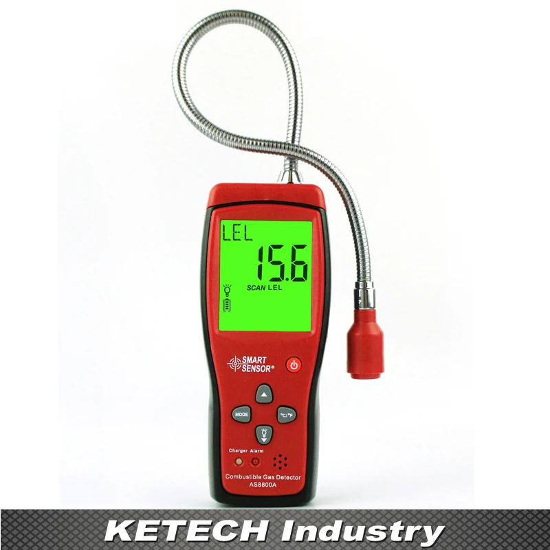 

AS8800A High Precision Combustible Gas Detector -10~40C Work Temperature