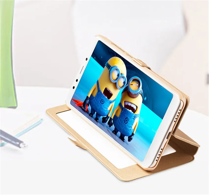 Full Window Stand Leather Case For Xiaomi Redmi 6A Case Smart Flip Cover For Xiaomi redmi 6A Redmi6 6 Pro Xiaomi Cases (4)