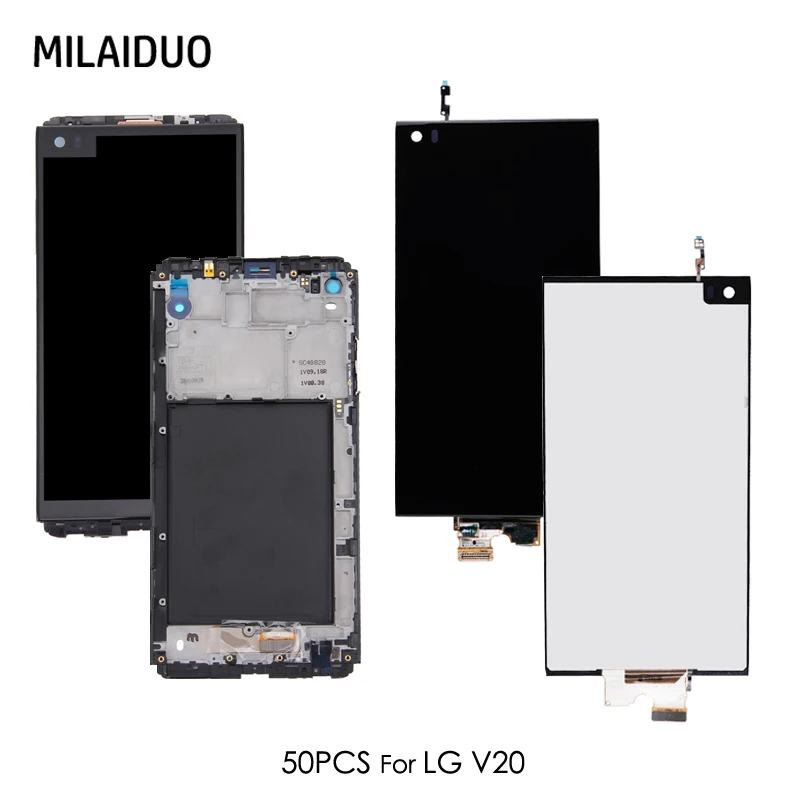 

50 PCS LCD Display For LG V20 H910 H918 H990 VS995 VS996 Original Touch Screen Digitizer With Frame Assembly Replacement