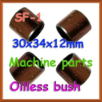 

DU oilless bearing bushing SF-1 3012 30x34x12mm carbon steel self lubricating brass bush