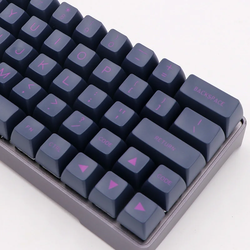MAXKEY черный и фиолетовый 136 клавиш SA профиль KEYCAPS Набор для проводной USB